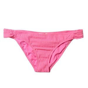 NWT Jessica Simpson smocked hipster bikini bottoms